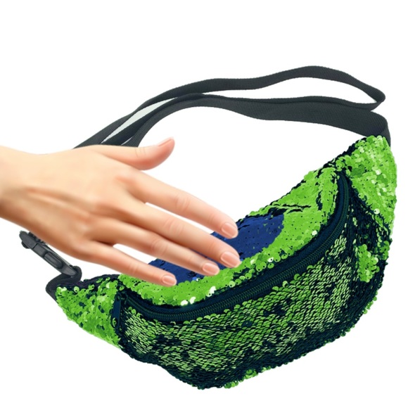 NWT- Waist bag- Purse- Sequin- Crossbody - Picture 3 of 10